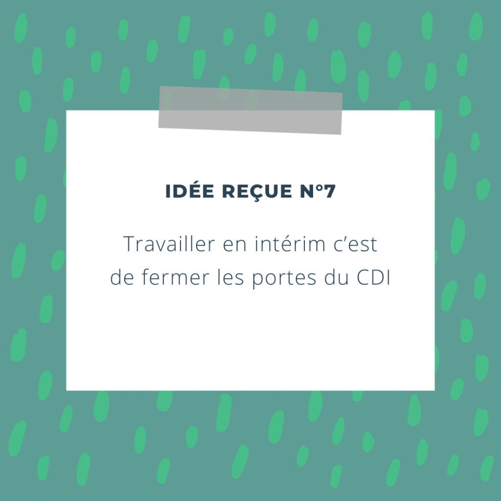 préjugé intérim n°7